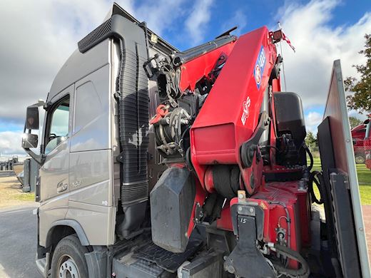 Volvo FH420 HMF 4020K5 + JIB FJ1000K3 Crane - 8