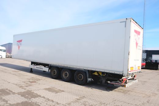 Krone 3-aks bokstrailer med foldes/slædelift Box Trailer - 3