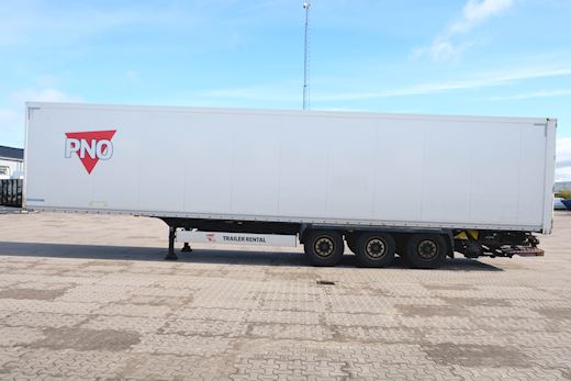 Krone 3-aks bokstrailer med foldes/slædelift Box Trailer - 2