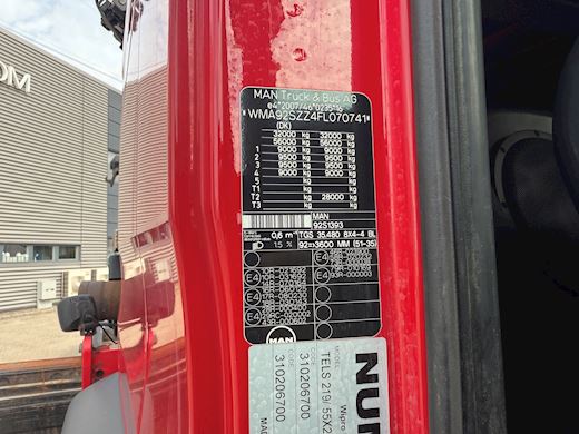 MAN TGS 35-480 m. HMF 2620-K5 kran Pulley/crane - 35