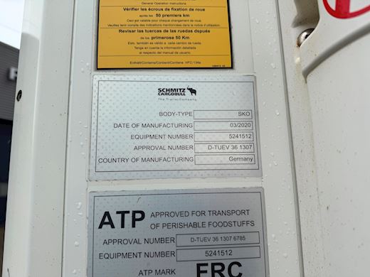 Schmitz 3-aks FRC køletrailer Frigde - 18