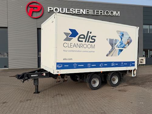 DAPA 2-aks 5,05m kærre fast kasse + lift, Boks