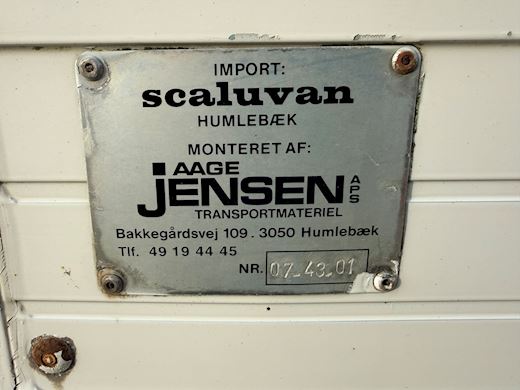 DAPA 2-aks 5,05m kærre fast kasse + lift Boks - 17