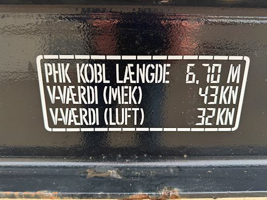 DAPA 2-aks 5,05m kærre fast kasse + lift Boks - 18