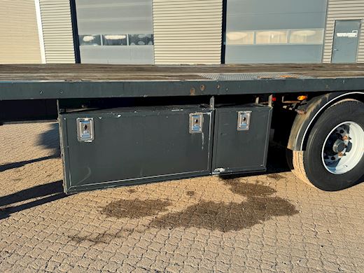 AMT 3-aks ligeud trailer m. containerlåse Åben - 8