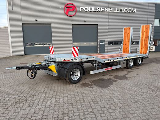 Hangler 3-aks, Hydraulisk ramper, Galvaniseret. Maskinanhænger - 1