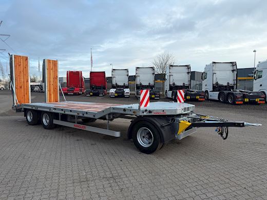 Hangler 3-aks, Hydraulisk ramper, Galvaniseret. Maskinanhænger - 5