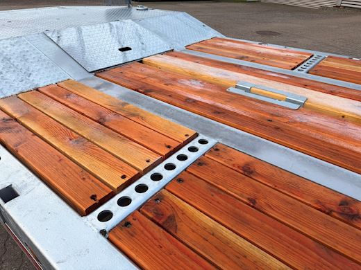 Hangler 3-aks, Hydraulisk ramper, Galvaniseret. Maskinanhænger - 8