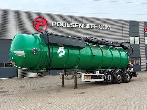 Hobur FP 3-aks 34m3, Gülle Auflieger