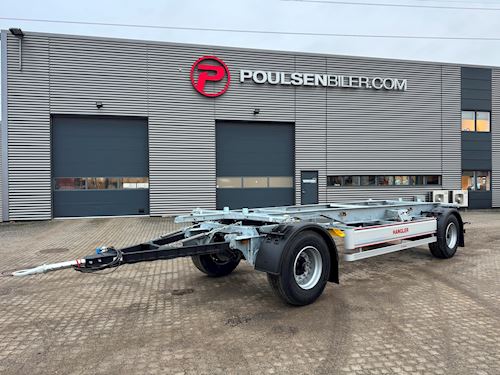 Hangler 2-aks 18-tons vx-lad anhænger, Wechselrahmen/Containeranhänger