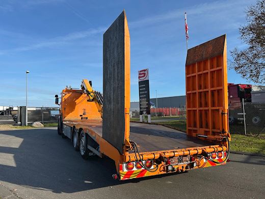 Scania G410 8x2*6 Hiab X-Hiduo 188E3 Cartransporter with crane - 6