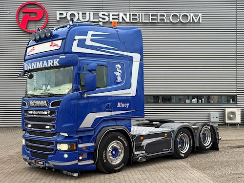 Scania R520 6x2 med plysning, Tractor unit