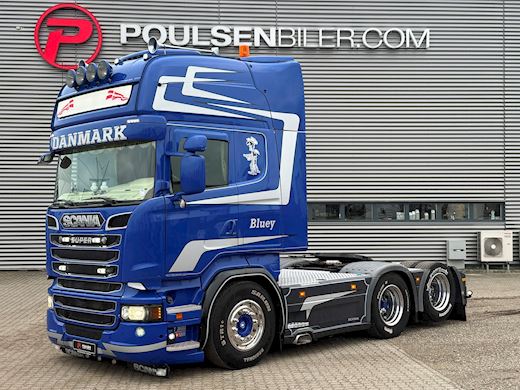 Scania R520 6x2 med plysning Tractor unit - 1