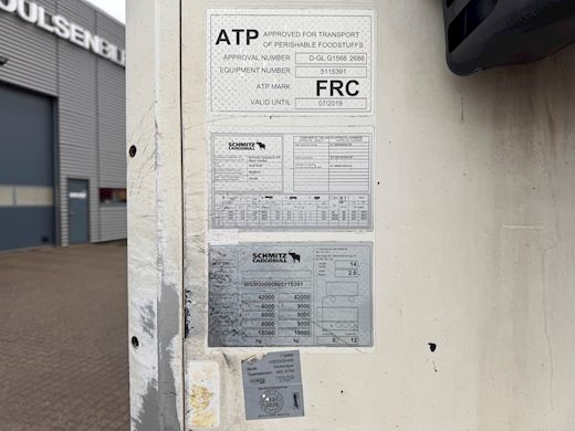 Schmitz 3-aks 2-temp køletrailer Kühl - 22
