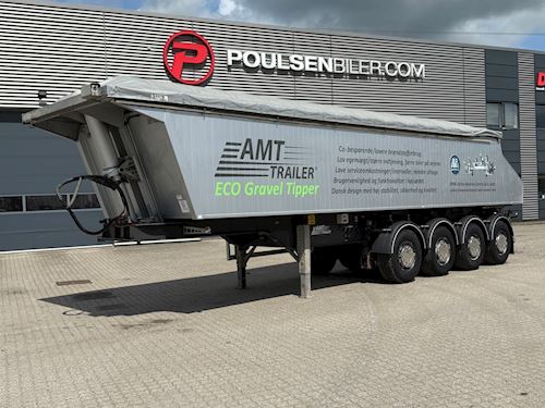 AMT 4-aks 36m3 letvægt tiptrailer m. automatpresenning, Tip