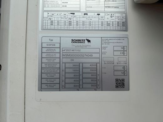 Schmitz 3-aks FRC køletrailer double-stock Køle - 29