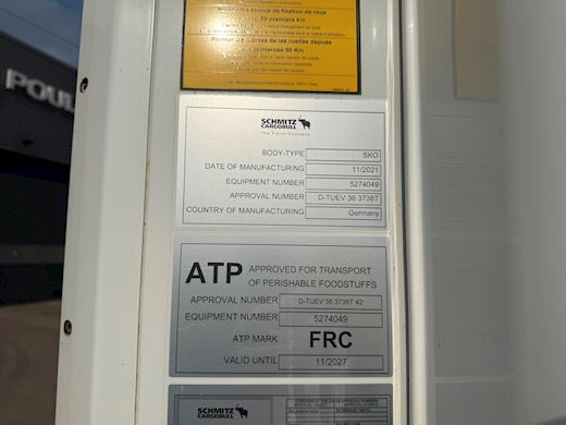 Schmitz 3-aks FRC køletrailer double-stock Køle - 30