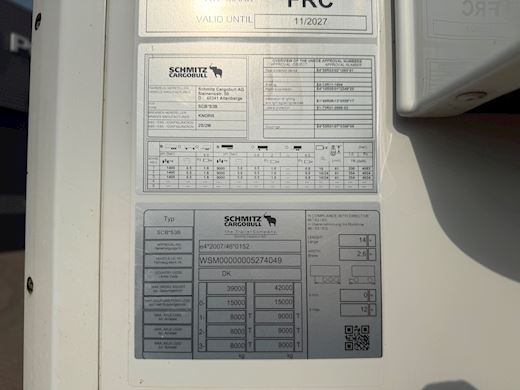 Schmitz 3-aks FRC køletrailer double-stock Køle - 28
