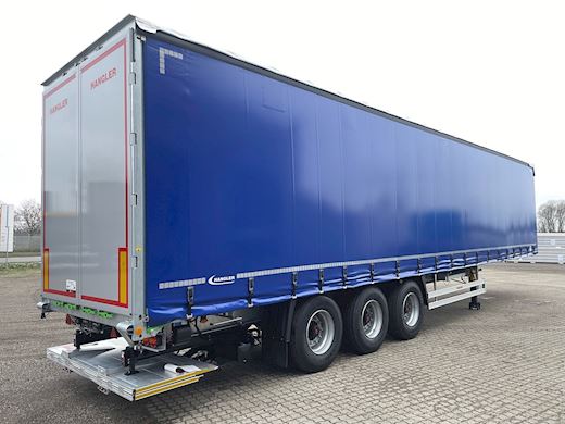 Hangler 3-aks gardintrailer folde-/slædelift + hævetag Curtain-Sider - 4