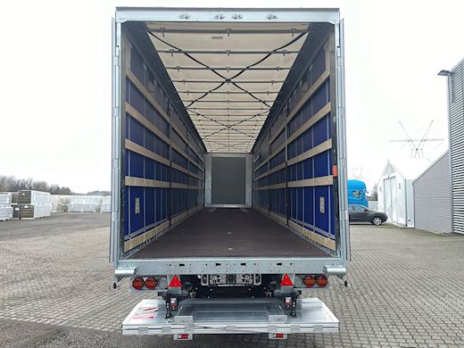 Hangler 3-aks gardintrailer folde-/slædelift + hævetag Curtain-Sider - 7