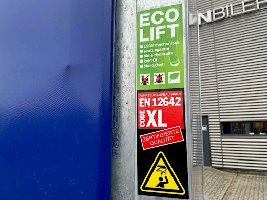 Hangler 3-aks gardintrailer folde-/slædelift + hævetag Curtain-Sider - 11