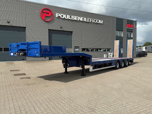 Kel-Berg 3-aks maskintrailer m. udtræk, Maskintrailer