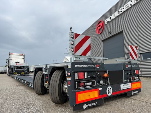SCHEUERLE U9 FL02 EuroCompact sengetrailer Lowbed - 12