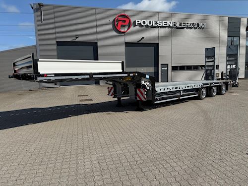 Hangler 3-aks AgroLine maskintrailer med hjulbrønde, Maskintrailer
