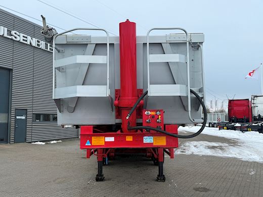 Benalu 4-aks 36m3 tiptrailer alu-chassis Tip - 6