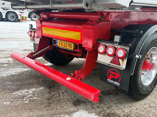 Benalu 4-aks 36m3 tiptrailer alu-chassis Tip - 8