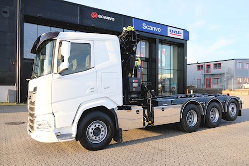 DAF XF530 kroghejs og kran, Hejs/kran