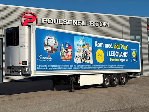 Krone 3-aks Køletrailer m. 2-temp Køle - 1