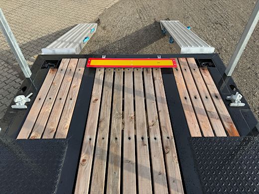 Hangler 3-aks 6,90m maskinkærre + løse ramper DEMO Maskinkærre - 8