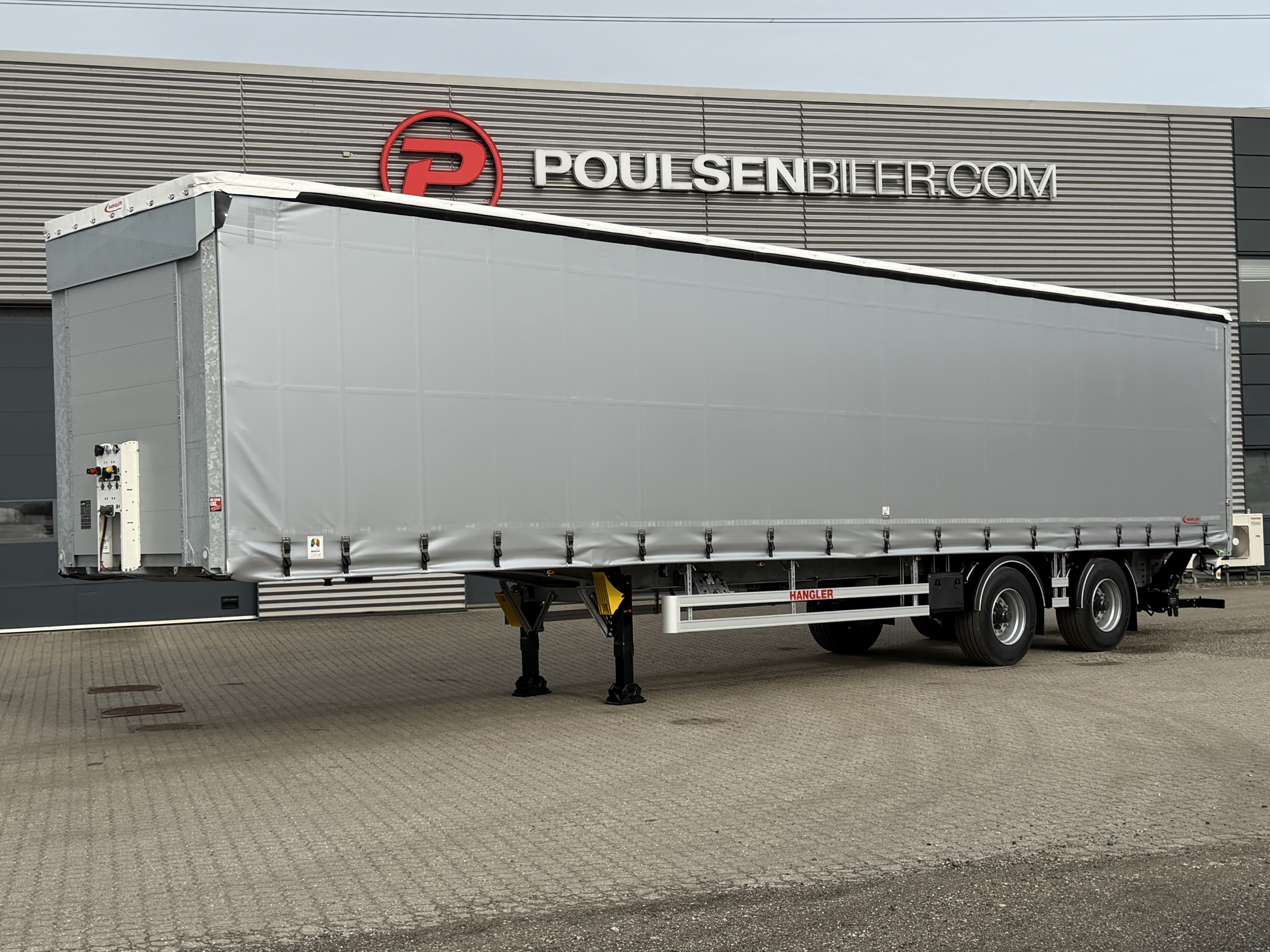 Hangler Hangler 2-aks 13,65m city gardintrailer