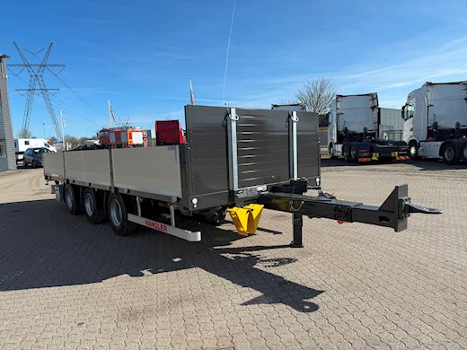 Hangler 3-aks kærre alu-sider + alu-ramper pritsche - 5