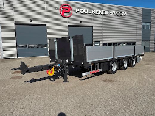 Hangler 3-aks kærre alu-sider + alu-ramper pritsche - 1