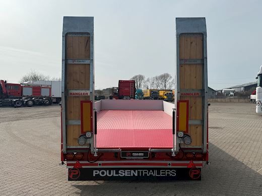 Hangler 2-aks 14-tons kærre med ramper Maskinkærre - 3
