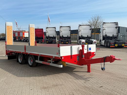 Hangler 2-aks 14-tons kærre med ramper Maskinkærre - 5