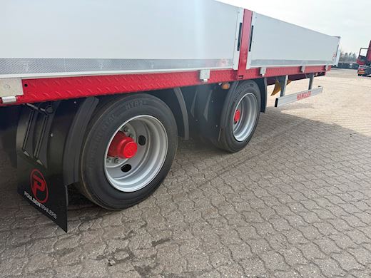 Hangler 2-aks 14-tons kærre med ramper Maskinkærre - 11