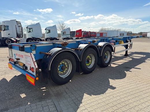 Nordic Trailer HRD 3-aks ADR containerchassis 20+30-fod Containerchassis - 4