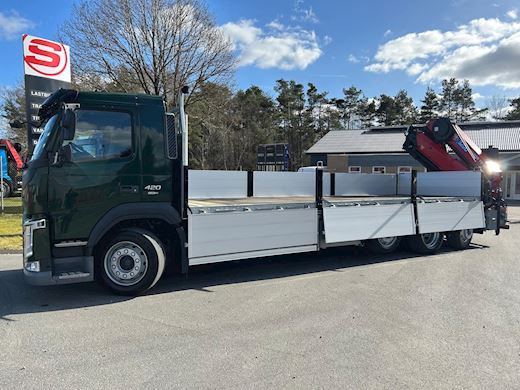 Volvo FM420 M. HMF 3220K6 Kran Fast lad - 7
