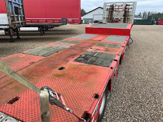 Kel-Berg 2-aks 11m maskintrailer m. udtræk Udtrækkelig - 5