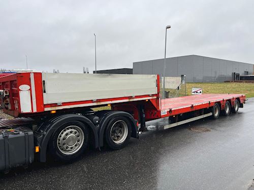 Danson 3-aks 12m åben trailer, Nedbygget