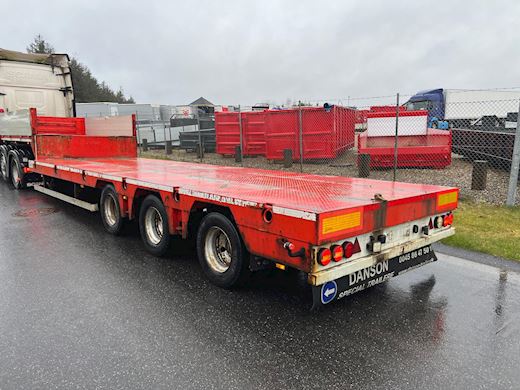 Danson 3-aks 12m åben trailer Nedbygget - 2
