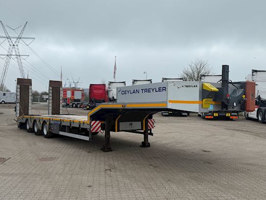 Ceylan 3-aks Maskintrailer m. hydrauliske ramper Maskintrailer - 5
