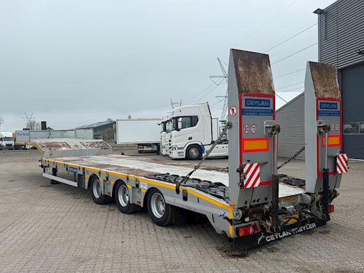 Ceylan 3-aks Maskintrailer m. hydrauliske ramper Maskintrailer - 2
