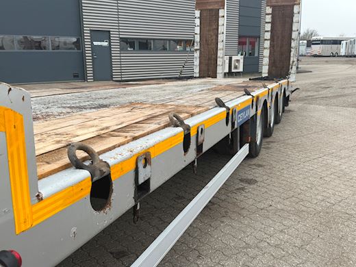 Ceylan 3-aks Maskintrailer m. hydrauliske ramper Maskintrailer - 9