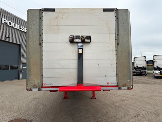 Kel-Berg 3-aks åben ligeud trailer med udtræks-kæpstokke Åben - 6