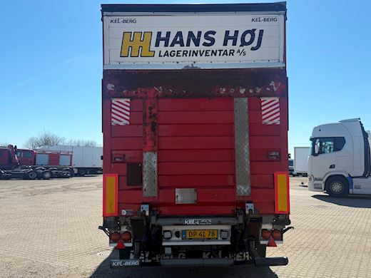 Kel-Berg 3-aks Garintrailer m. Zepro 2500kg lift Gardin - 3