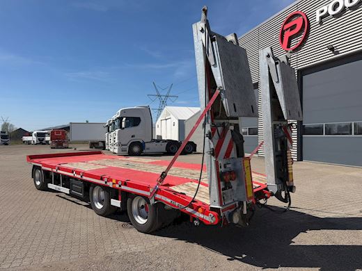 Kel-Berg 3-aks Maskinanhænger lige ladbund Maskinanhænger - 2